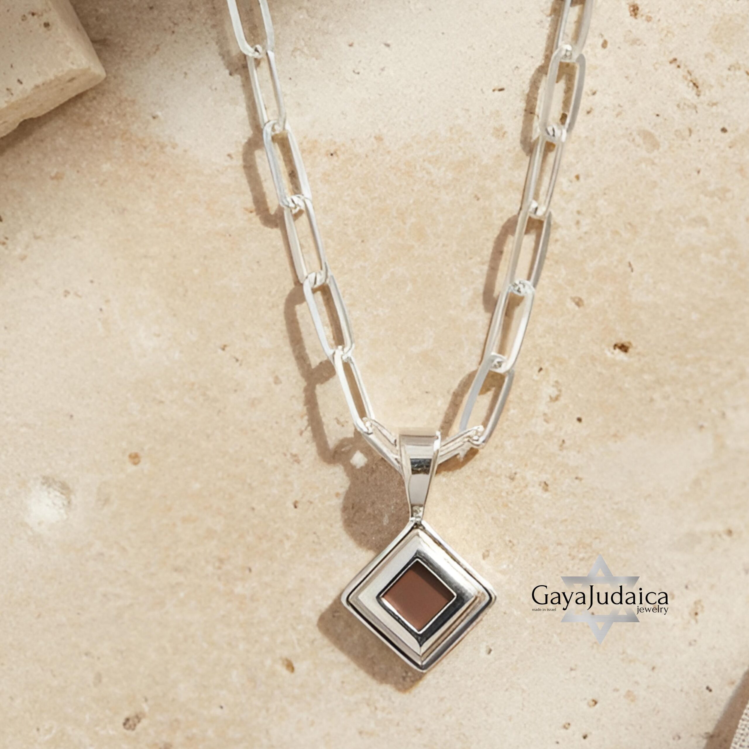 Nano Bible Necklace, Tanakh Pendant on Paperclip Chain, Sterling Silver or Gold Plated Nano Bible Necklace, Tanakh Pendant on Paperclip Chain, Sterling Silver or Gold Plated