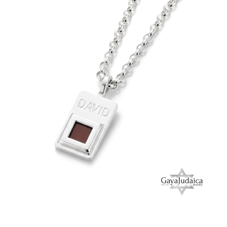 Custom Nano Bible (Tanakh) Necklace - Sterling Silver. - handmade in Israel