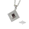 Nano Tanakh Bible Necklace with Zircons | Handmade Jewish Jewelry | Israel Gift - handmade in Israel