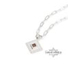 Nano Bible Sterling Silver Necklace - Zircon Paperclip Chain, Israeli Gift - handmade in Israel