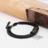 Black stainless steel name bracelet, made in Israel