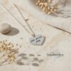 Personalized Heart Pendant: Sterling Silver Judaica Necklace, Gift from Israel- Mother's Day gifts - handmade in Israel
