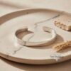 Hebrew Name Cuff Bracelet Sterling Silver, 8mm Engraved Bangle, Gold or Rose Plated - handmade in Israel