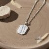 Engraved Bible verse pendant, handmade in Israel