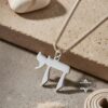 Solid gold Chai pendant, handmade in Israel