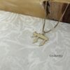 Solid 14K gold Chai pendant, handmade in Israel