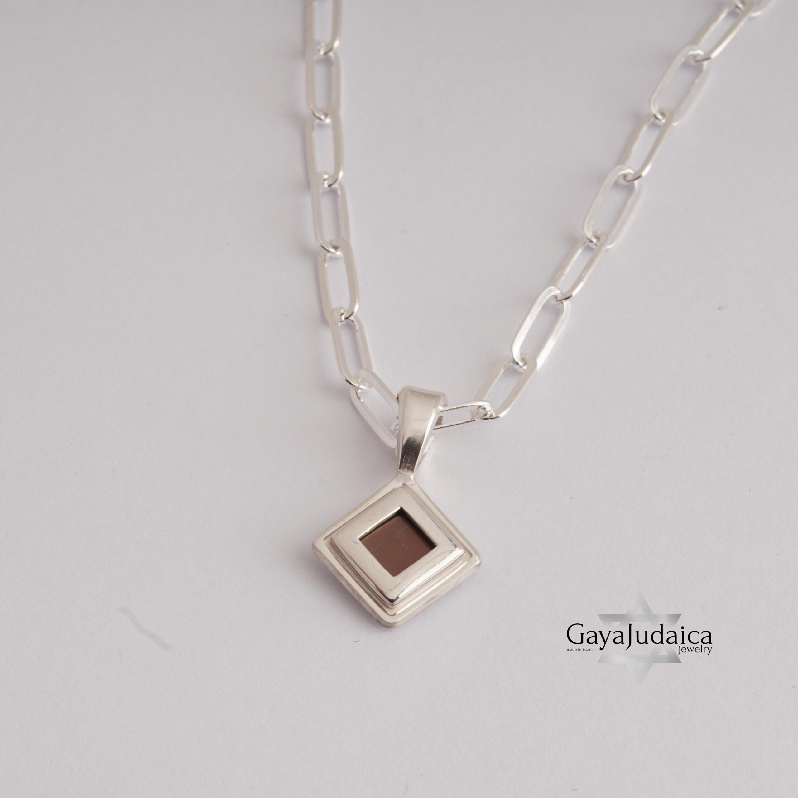 Nano Bible Necklace, Tanakh Pendant on Paperclip Chain, Sterling Silver or Gold Plated Nano Bible Necklace, Tanakh Pendant on Paperclip Chain, Sterling Silver or Gold Plated