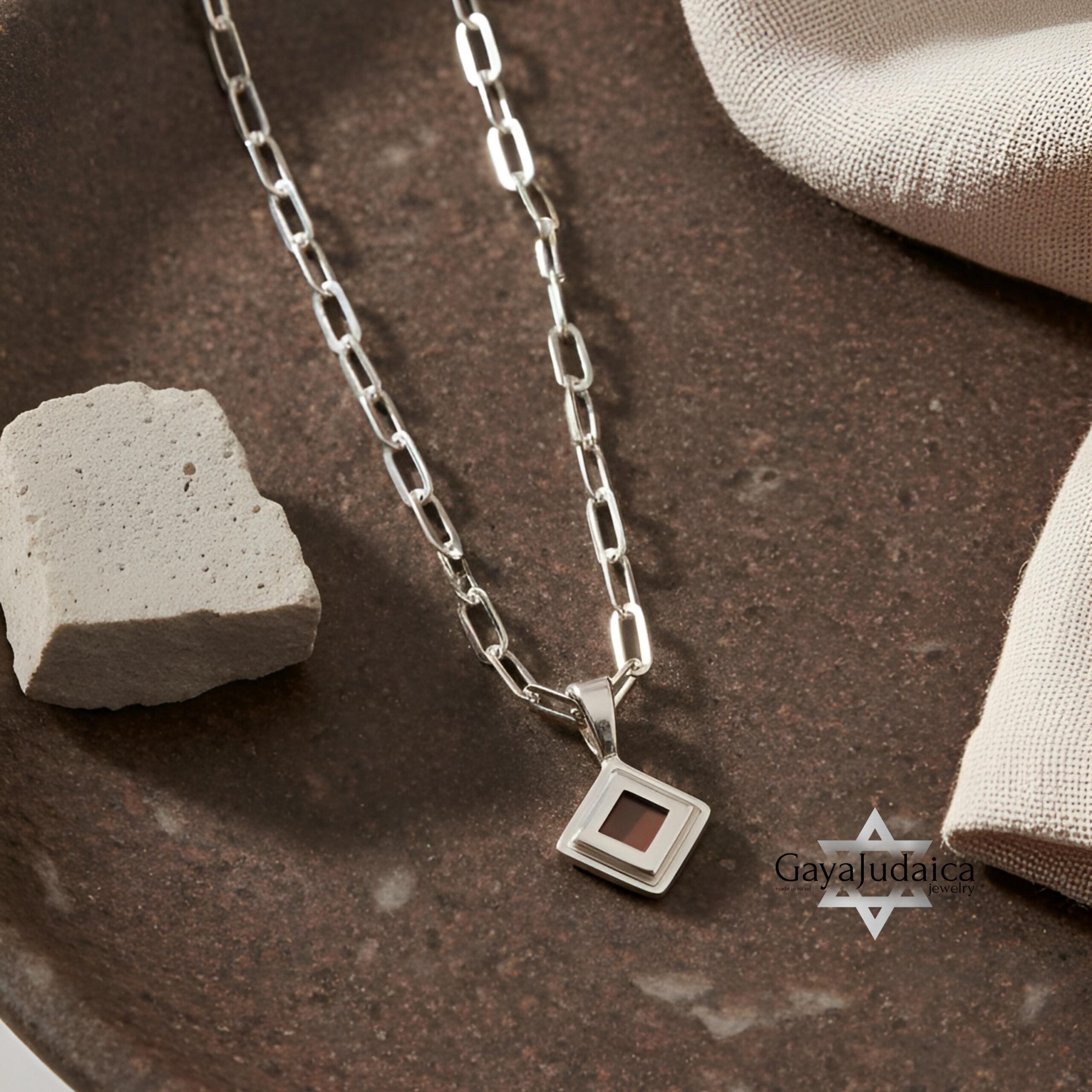 Nano Bible Necklace, Tanakh Pendant on Paperclip Chain, Sterling Silver or Gold Plated Nano Bible Necklace, Tanakh Pendant on Paperclip Chain, Sterling Silver or Gold Plated