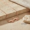 Hebrew Name Necklace, Sterling Silver Custom Nameplate, Gold or Rose Plated, Made in Israel - handmade in Israel