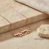 Sterling Silver Hebrew Name Necklace, Custom Jewish Name Jewelry Unisex - handmade in Israel
