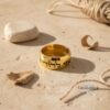 Custom hebrew bible verse Engraved Ring 9mm - Meaningful Jewish Gift - handmade in Israel