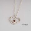 Nano Bible / New Testament Heart Necklace - Eshet Chayil Jewelry -gift for her - handmade in Israel