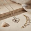 Nano Bible / New Testament Heart Necklace - Eshet Chayil Jewelry -gift for her - handmade in Israel
