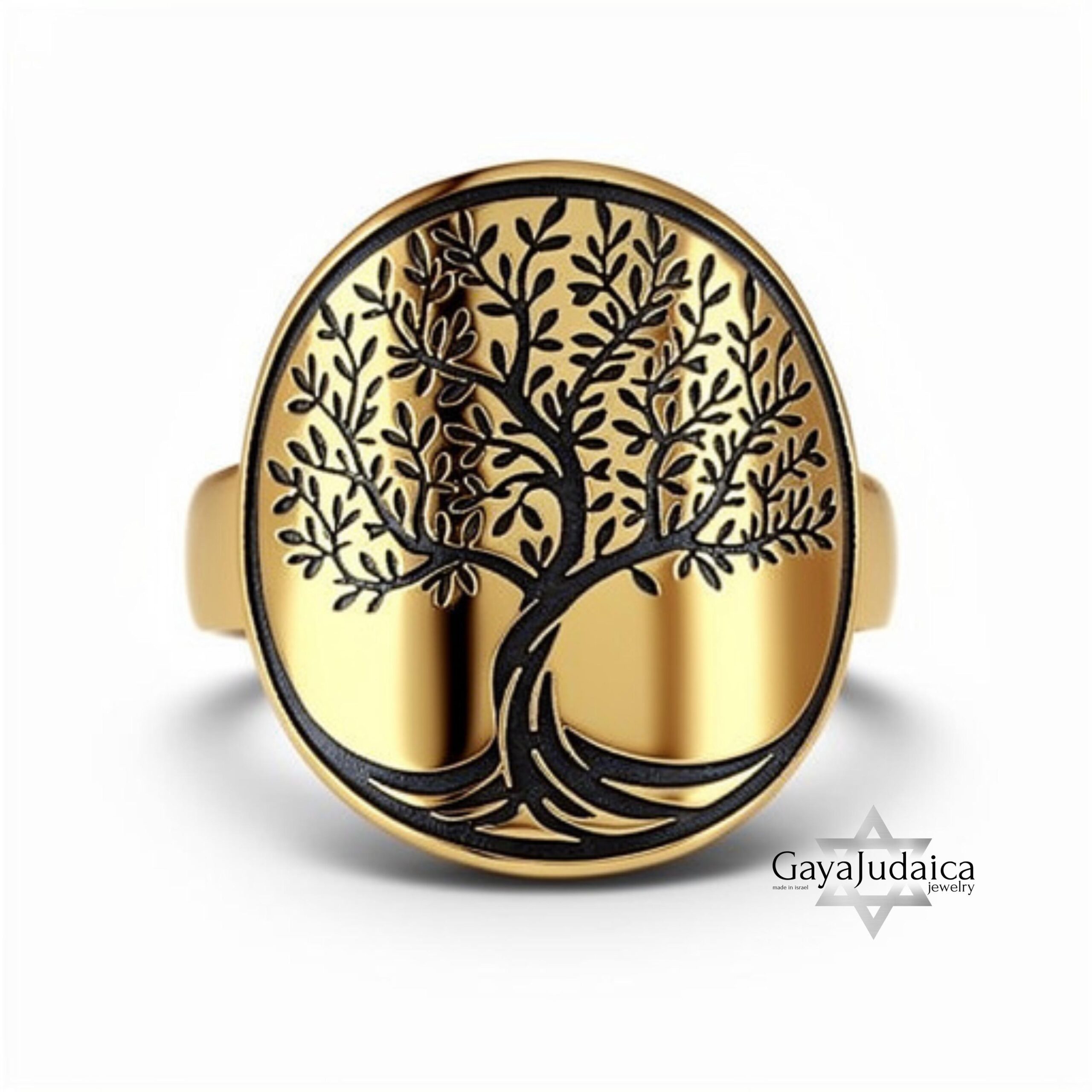 Engraved Family Tree Ring, Sterling Silver Unisex Band Engraved Family Tree Ring, Sterling Silver Unisex Band