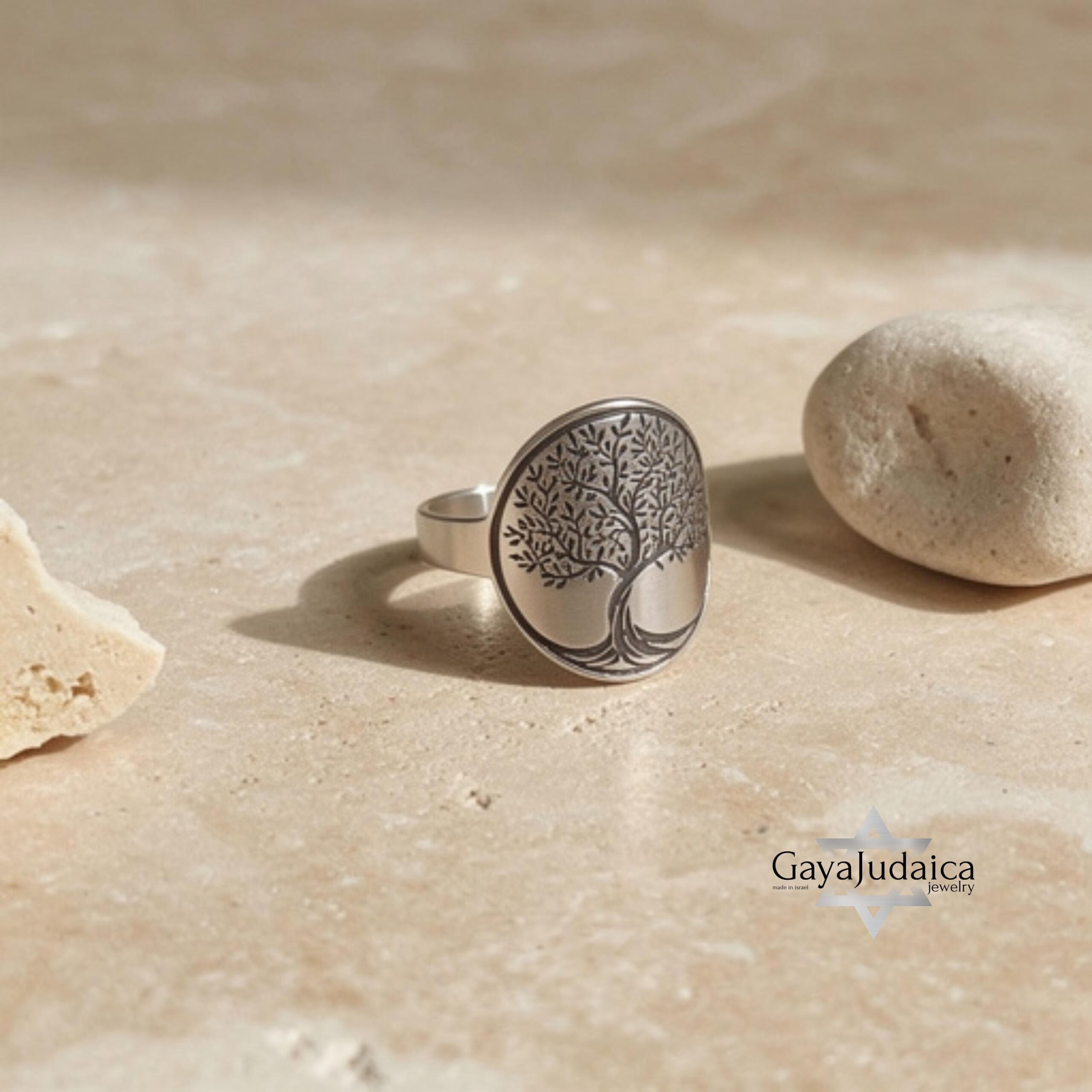 Engraved Family Tree Ring, Sterling Silver Unisex Band Engraved Family Tree Ring, Sterling Silver Unisex Band