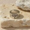 Tree of Life Sterling Silver Ring - Personalized Family Keepsake - handmade in Israel