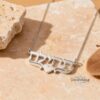Personalized Hebrew Name Necklace - Custom Jewish Pendant, Bat Mitzvah Gift - handmade in Israel