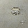 Custom hebrew bible verse Engraved Ring 9mm - Meaningful Jewish Gift - handmade in Israel