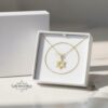 14K Gold Star of David Necklace: Handmade Judaica Jewelry, Israel - handmade in Israel