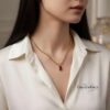 Personalized Birthstone Bar Necklace in Gold - Gift for Her- Mother's Day gifts - handmade in Israel