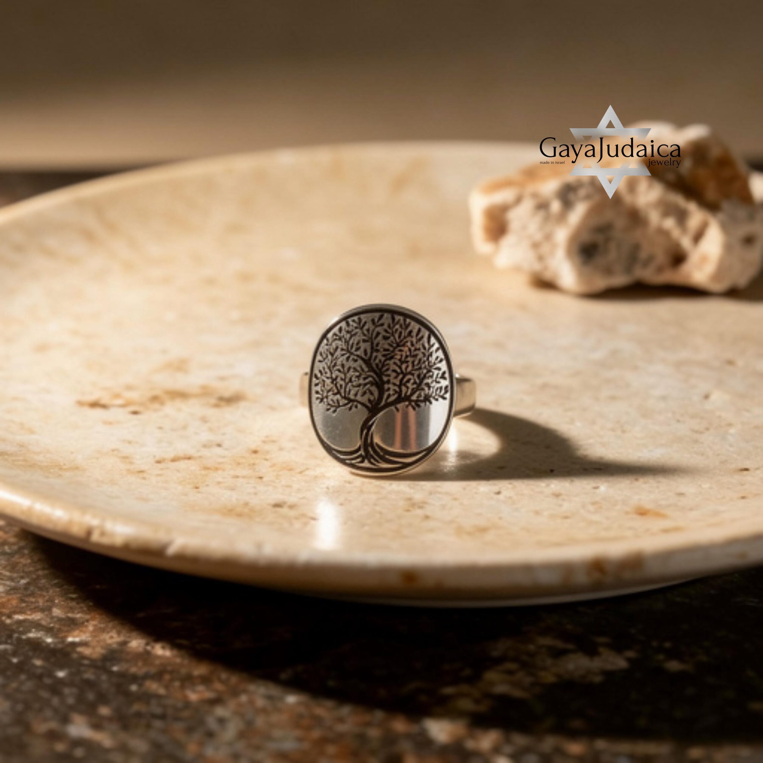 Engraved Family Tree Ring, Sterling Silver Unisex Band Engraved Family Tree Ring, Sterling Silver Unisex Band