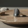 Engraved Family Tree Ring - Sterling Silver Unisex Band - handmade in Israel