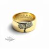 Tree of Life Sterling Silver Ring - Personalized Family Keepsake - handmade in Israel