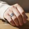 Hebrew name ring, handmade in Israel