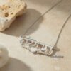 Personalized Hebrew Name Necklace - Custom Jewish Pendant, Bat Mitzvah Gift - handmade in Israel