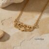 Personalized Hebrew Name Necklace - Custom Jewish Pendant, Bat Mitzvah Gift - handmade in Israel