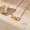 Custom Hebrew Name Necklace - Efi Sabress Font, Sterling Silver Pendant - handmade in Israel