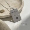 Personalized gold dog tag, handmade in Israel