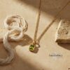 Personalized Birthstone Bar Necklace in Gold - Gift for Her- Mother's Day gifts - handmade in Israel