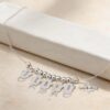 Multiple Name Necklace Sterling Silver, Engraved Hamsa Charms in Hebrew, 3 to 8 Pendants - handmade in Israel