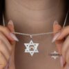 Star of David with Am Yisrael Chai letters, handmade in Israel