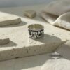 Hebrew name ring, handmade in Israel