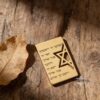 IDF Dog Tag Necklace 14K Solid Gold, Custom Hebrew Engraving, Star of David Pendant - handmade in Israel