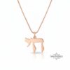 Hebrew Chai pendant, handmade in Israel