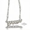 Custom Hebrew Name Necklace: Sterling Silver Open Design, Jewish Gift-Mother's Day Gift - handmade in Israel