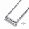 Personalized Hebrew Name Necklace: Sterling Silver Cuban Chain, Jewish Jewelry-Mother's Day Gift - handmade in Israel