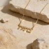 14K Gold Hebrew Name Necklace, Custom Jewish Jewelry - handmade in Israel