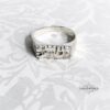 Sterling silver Hebrew name ring, handmade in Israel