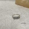 Sterling silver Hebrew name band, handmade in Israel