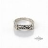 Sterling silver Hebrew name ring, handmade in Israel