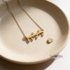 14K Gold Hebrew Name Necklace: Custom Jewish Jewelry, Israeli Gift - handmade in Israel
