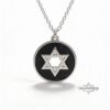 Personalized Sterling Silver Star of David Necklace Handmade in Israel - handmade in Israel