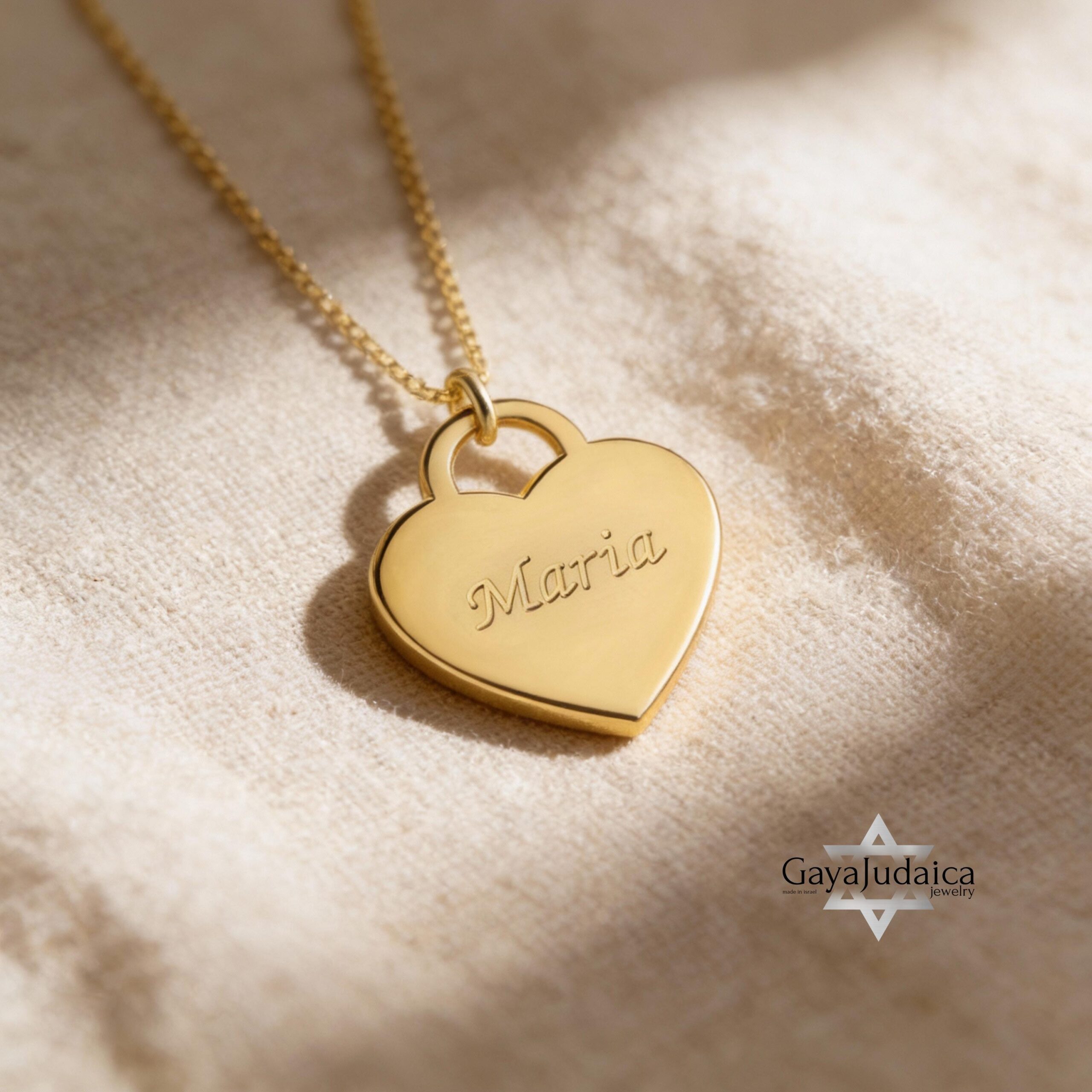 Signature Necklace, Sterling Silver Heart Pendant 23mm, Custom Handwriting Engraved Signature Necklace, Sterling Silver Heart Pendant 23mm, Custom Handwriting Engraved