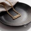 Personalized Hebrew Name Necklace: Sterling Silver Cuban Chain, Jewish Jewelry-Mother's Day Gift - handmade in Israel