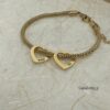 Mom Bracelet with Kids' Names: Engraved Heart Charms, Stainless Steel - handmade in Israel