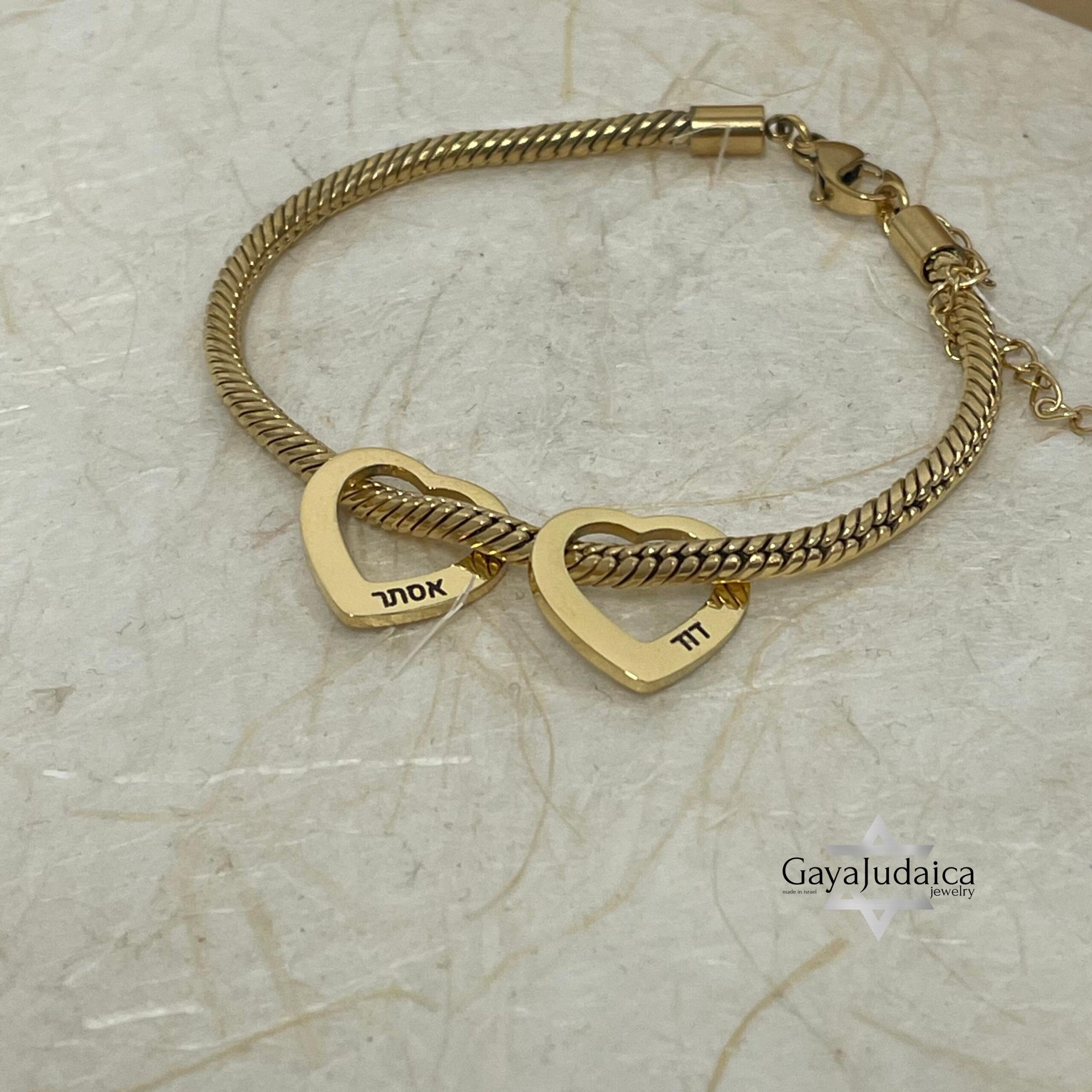 Mom Bracelet with Kids' Names, Engraved Heart Charms, Stainless Steel Mom Bracelet with Kids' Names, Engraved Heart Charms, Stainless Steel